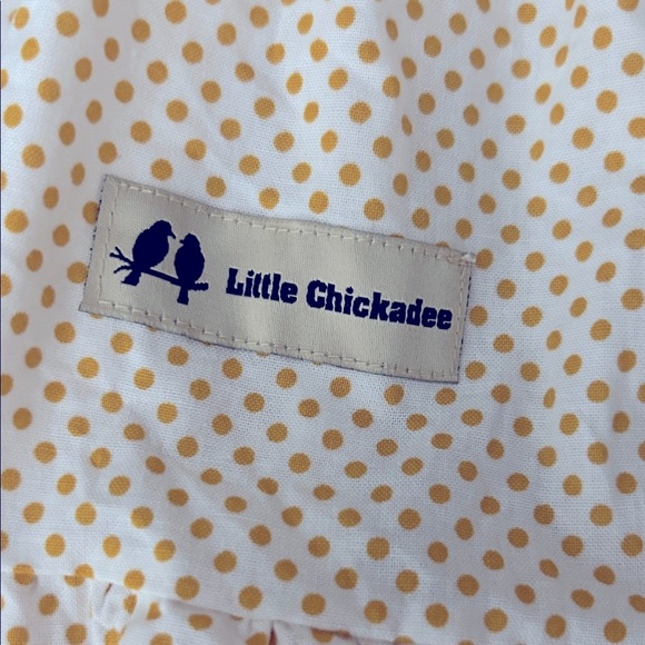 Little Chickadee Polka Dot Sleeveless Dress with Bow Straps - Picture 2 of 3